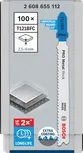 Нож за прободен трион Bosch PRO Metal дебел T121BFC, пакет от 100 броя.