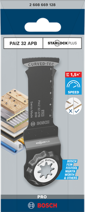 Мултитул нож Bosch PAIZ 32 APB 32×60мм.