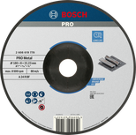 Шлифовъчен диск Bosch PRO Metal Bonded 180 x 8 x 22,23 мм.