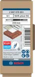 Комплект заострени длета Bosch SDS plus-5C 250 мм.