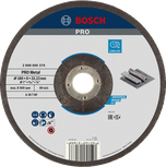 Шлифовъчен диск Bosch PRO Metal Bonded 180 x 8 x 22,23 мм.