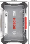 Празен калъф Bosch PRO, среден, прозрачна кутия за съхранение.