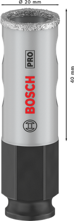 Боркорона Bosch PRO Tile PC Plus 20 мм за плочки.