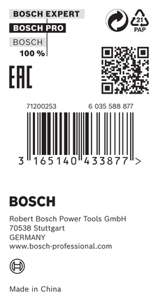 Редукционен пръстен Bosch 30 x 1,5 x 25 мм.