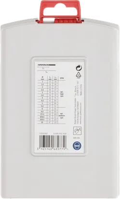 Комплект свредла Bosch PRO Metal HSS-G, 19 части.