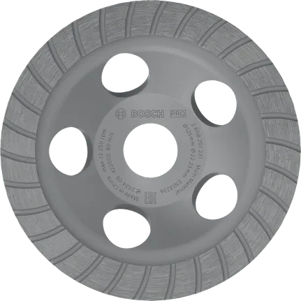 Bosch PRO Многофункционална шлифовъчна глава 125 мм.