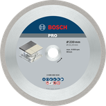 Диамантен диск Bosch PRO Ceramic за рязане на плочки, 230 мм.