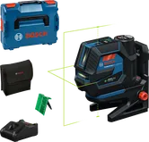Лазерен нивелир Bosch GCL 12V-50 с куфар и аксесоари.