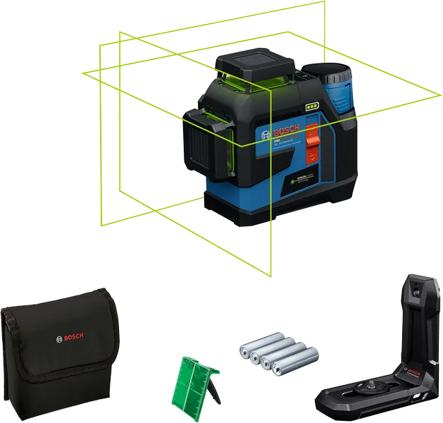 Лазерен нивелир Bosch GLL 12V-100 с аксесоари.