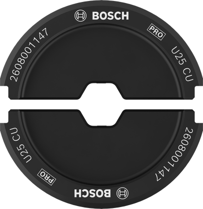 Кримпваща матрица Bosch PRO U25 CU 25 mm² за мед.