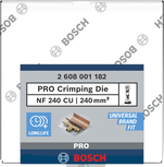 Кримпваща матрица Bosch PRO 240 мм² мед.