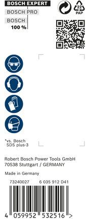 Bosch EXPERT SDS plus-7X 5×50×115 мм, опаковка от 30 броя.
