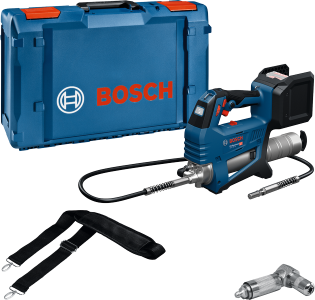 Комплект акумулаторен пистолет за грес Bosch GFP 18V-10.