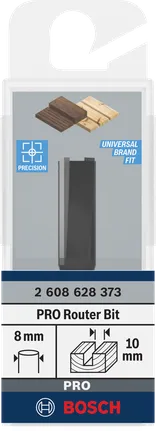 Прав фрезер Bosch PRO 10 мм, двуструмен.