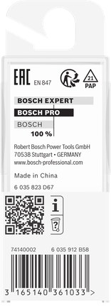 Кутия с фрези Bosch PRO R 5/16″ с опашка 1/4″.
