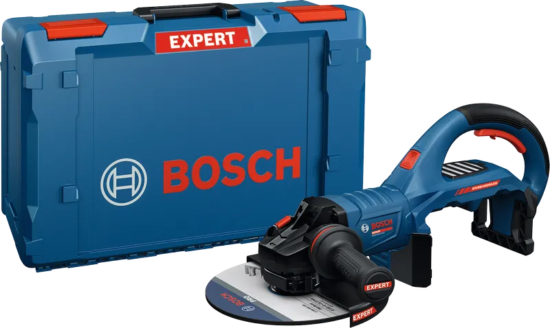 Акумулаторен ъглошлайф Bosch EXWS 18V-230P с куфар.