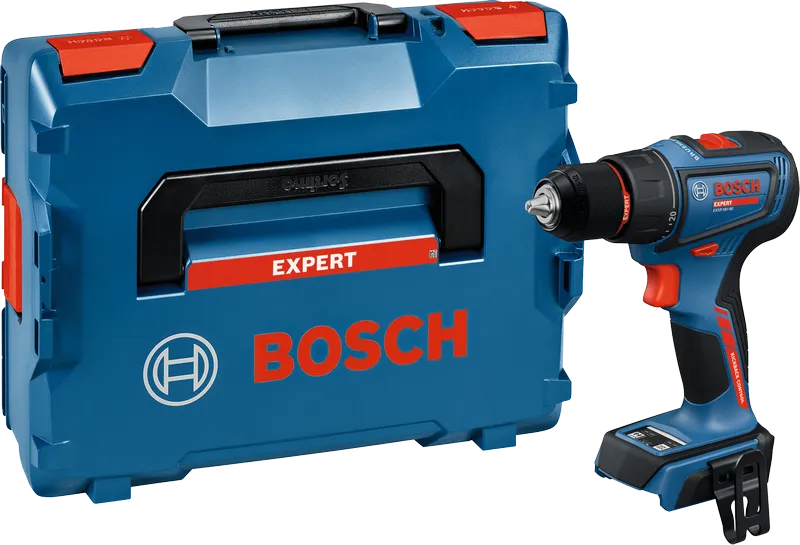 Акумулаторна бормашина Bosch EXSR18V-90 с куфар за носене.