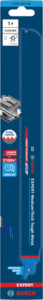 Карбидно острие Bosch EXPERT S1255HHC за средно дебел, твърд метал.