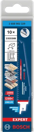 Карбидни триони Bosch EXPERT Window Demolition S959DHM, пакет от 10 броя.