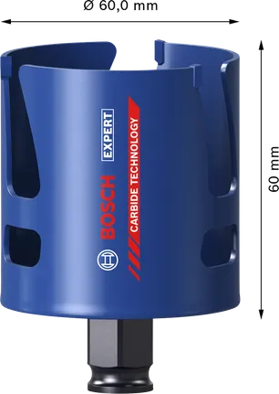 Bosch EXPERT Construction Material 60 мм карбид боркорона.