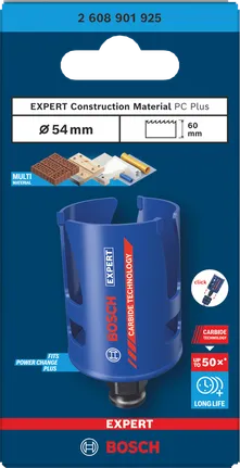 Bosch EXPERT Construction Material 54×60 мм боркорона.