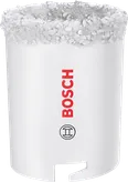 Боркорона за тухли и меки плочки Bosch с диаметър 53 мм.