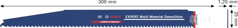 Нож за къртене Bosch EXPERT Multi Material Demolition S1269XHM, карбидни зъби.