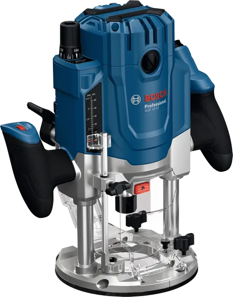 Фрезова машина Bosch GOF 20-12, прецизен инструмент с двойна дръжка.