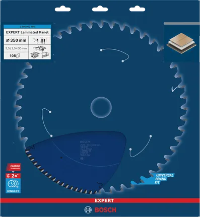 Диск за циркуляр за ламинирани панели Bosch EXPERT 350 мм.