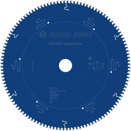 Алуминиево циркулярно дискче Bosch EXPERT 254 мм T120.