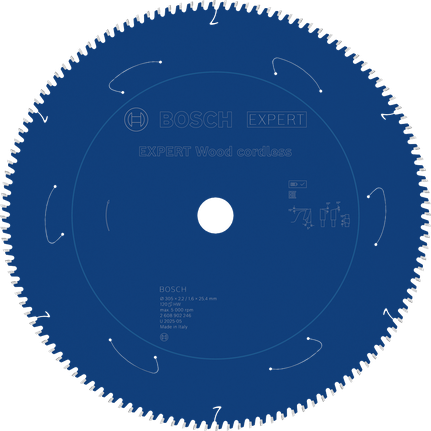 Акумулаторен циркуляр Bosch EXPERT Wood, диаметър 305 мм.