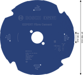 Циркулярен диск за фиброцемент Bosch EXPERT, 190 мм.
