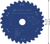 Акумулаторен циркулярен диск от неръждаема стомана Bosch EXPERT 140 мм.