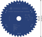 Акумулаторен циркулярен диск Bosch EXPERT от неръждаема стомана.