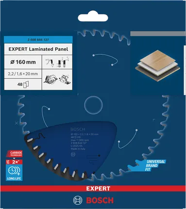 Циркулярен диск за ламинирани панели Bosch EXPERT 160 мм.