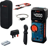 Комплект цифров мултицет Bosch EXDM600-17 с аксесоари.