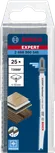 Ножове за прободен трион Bosch EXPERT Hardwood 2-странно почистване T308BF, 25 броя.