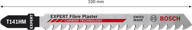 Нож за прободен трион Bosch EXPERT Fiber Plaster T141HM с карбидни зъби.