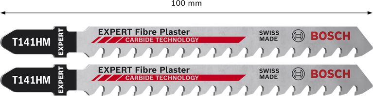Нож за прободен трион Bosch EXPERT Fiber Plast T141HM за рязане на мазилка.