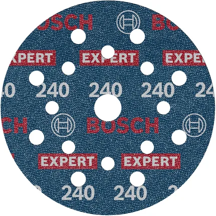Шлифовъчен диск Bosch EXPERT O780 125 мм, зърнистост 240.