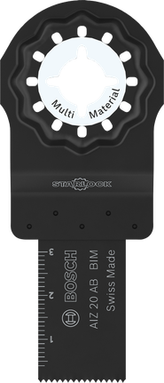 Нож за рязане Bosch Starlock AIZ 20 AB за различни материали.