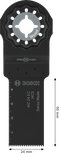 Нож за рязане на дърво Bosch AIZ 24 EC Starlock, 24x50 мм.