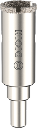 Боркорона за плочки Bosch с въртящ се бор 22 x 40 мм за пробиване на плочки.