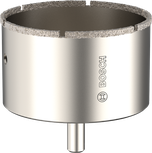 Боркорона за плочки Bosch с въртящ се боркопровод 83 x 40 мм за пробиване.