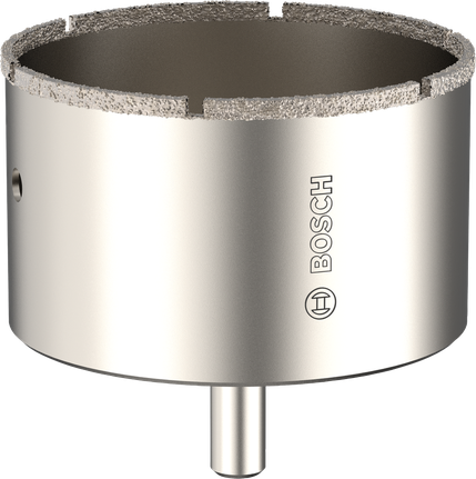 Боркорона за плочки Bosch с въртящ се боркопровод 83 x 40 мм за пробиване.