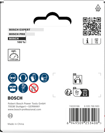 Опаковка на боркорона Bosch за дърво и гипсокартон 80 x 25 мм.