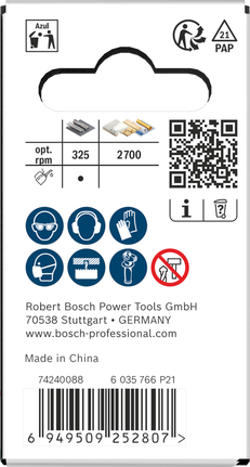 Многофункционален резбован отвор за циркуляр Bosch 27x40 мм.