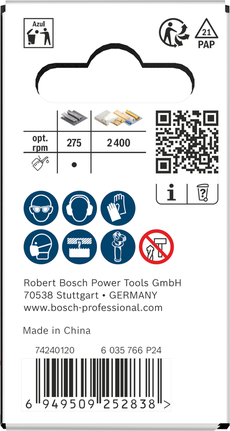 Многофункционален резбован отвор за циркуляр Bosch 32 x 40 мм.