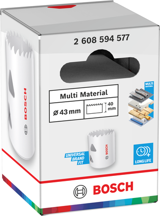 Многофункционален резбован отвор за резба Bosch 43 x 40 мм.