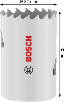 Многофункционален резбован отвор за циркуляр Bosch 32 x 40 мм.